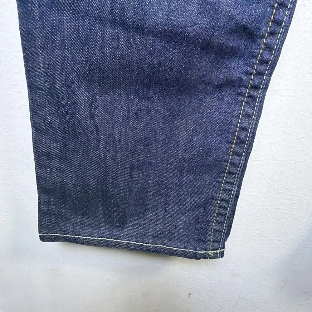 Ariat Work FR Blue Denim Jeans M4 Low Rise Boot Cut Shale Mens 34 X 34 HRC2